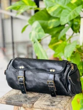 Village Leather Vintage Men Messenger Shoulder Bag Laptop Satchel Briefcase