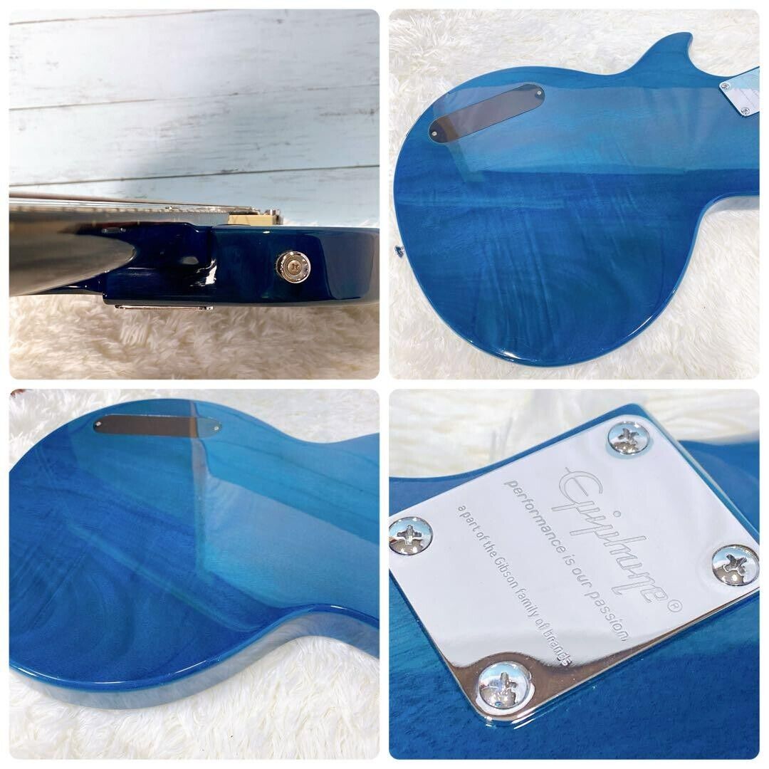 Epiphone Les Paul Junior Electric Guitar Blue Burst rare Epiphone Les Paul Junior Electric Guitar Blue Burst rare