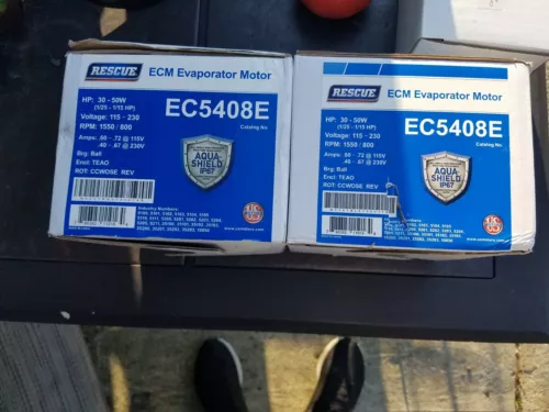 Nidec Emerson Ec5408e Motor 115/230 Volt 1550 Rpm 1/15hp Brand New In Box