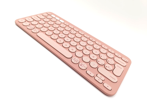 Logitech Pebble Keys 2 K380s Bluetooth Tastatur - Rosa, Spanisch - Bild 3 von 3