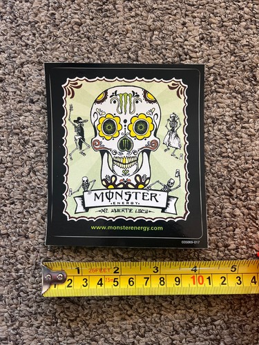 Monster Energy Drink Spanish Theme Sticker 4.5" x 5" - Pak of 5 Stickers - NEW - Picture 3 of 4