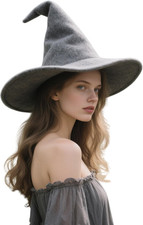 Wizard Hat for Adults Large Witch Sorcerer Hats Halloween Costume Accessory