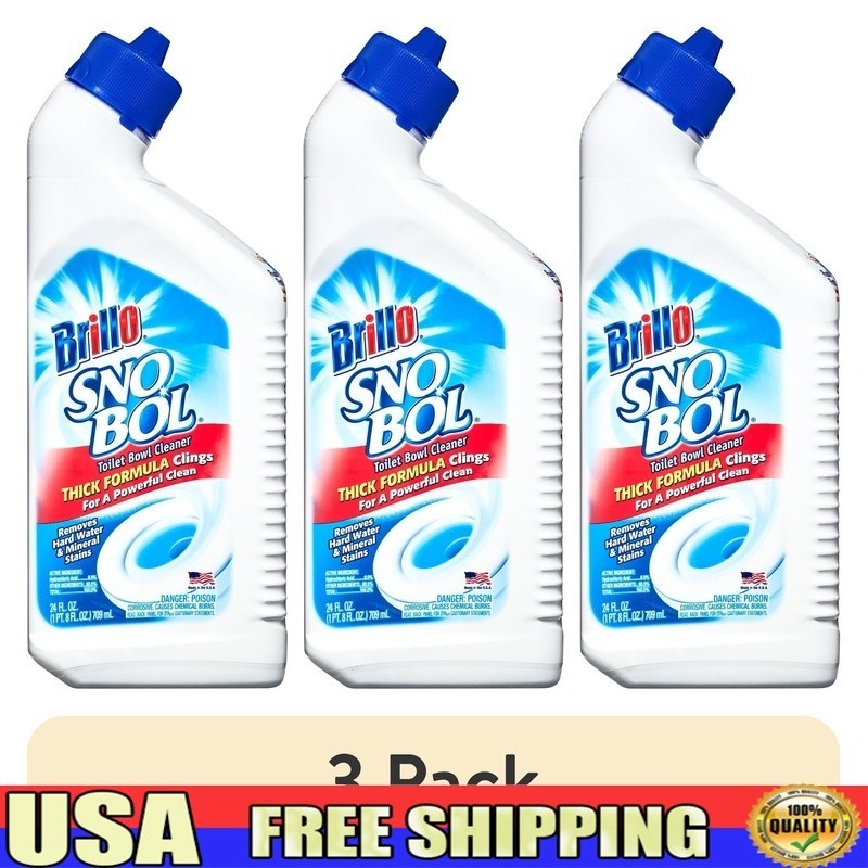 SnoBol Toilet Bowl Cleaner 24oz Hard Water Rust Stain Remover Powerful Formula