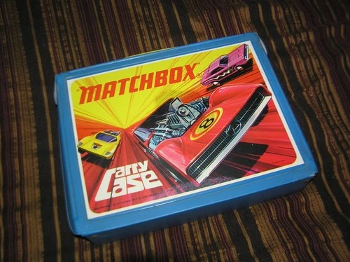 Vintage Matchbox Superfast 48 Car Carrying Case SOLID SHAPE RACERS DRAGSTER !
