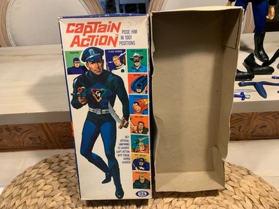 Original 1966 CAPTAIN ACTION in BOX by IDEAL TOYS Complete NICE