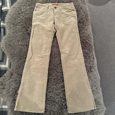 Vintage flared corduroy cream color