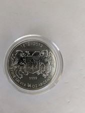 2012 Canada 3/4 Ozt 9999 Fine Silver War Of 1812 Coin