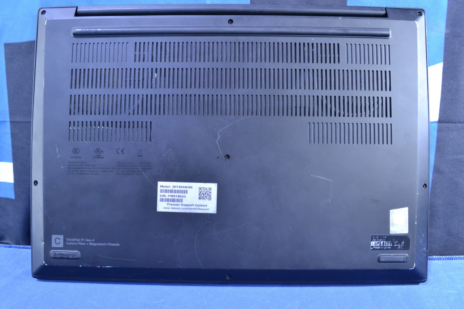 Lenovo ThinkPad P1 Gen 4, 15.6-Inch Laptop, with i7-11850H, Windows 11 Pro