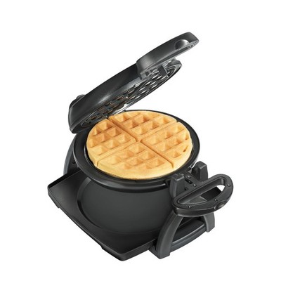 Proctor Silex Belgian Waffle Maker Nonstick Plates Single Flip Cool Touch