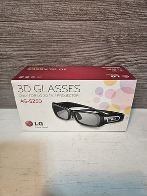 LG AG-S250 3D Glasses Active Shutter TV Projector