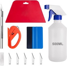 Vehicle Window Tinting Tools 9 Pcs Film Install Kit Squeegee Cutter Bottle For C Vehicle Window Tinting Tools 9 Pcs Film Install Kit Squeegee Cutter Bottle For C