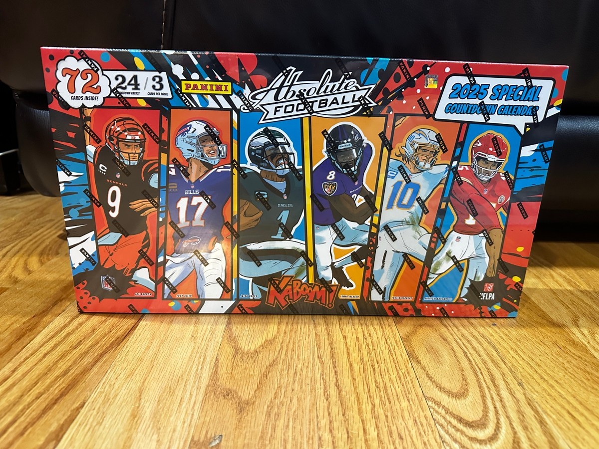 天田　アマダ　巨人の星　トレーディングコレクションカード　1BOX　新品未開封 2025 Panini Absolute Kaboom Football Card Advent Calendar
