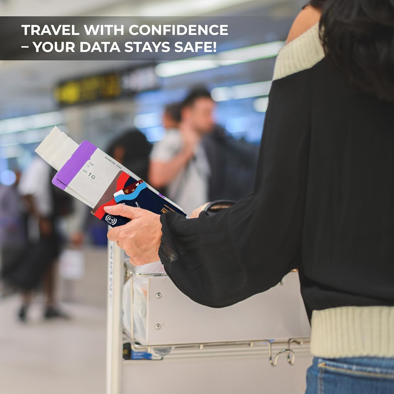 RFID Blocking Sleeves, Set with Color Coding | Identity Theft Prevention RFID Bl