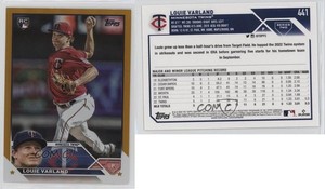 2023 Topps Series 2 Gold Foil Louie Varland #441 Rookie RC
