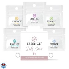 Essence Nasal Diffuser Self Care Bundle Essential Oil Silicone Nose Rings f...