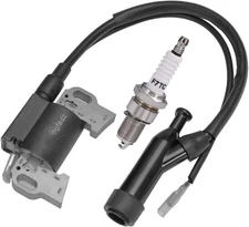 Ignition Coil + Spark Plug Replacement for Champion Power 196cc 6.5HP 3500... 