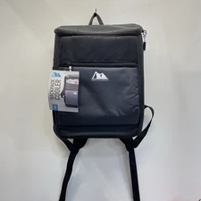 Arctic Zone 18 Can Backpack Cooler Insulated Black Padded Straps NWT