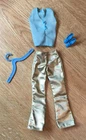 Vintage Mattel 1972 Barbie #3354 Glowin Gold Complete Outfit EXC!
