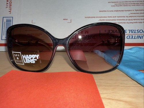 Spy Fiona Sunglasses Black Clear 670299220357 Happy Lens 82 - Picture 2 of 13