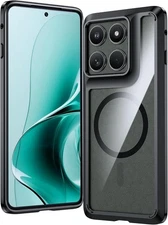 FNTCASE for Motorola Edge-2025 Magnetic Case: Clear Military Grade Drop Protecti