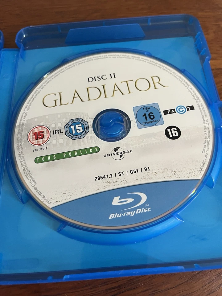 Gladiator (2000) 15th Anniversary Edition - Blu Ray, Russell Crowe - Image 4 of 4