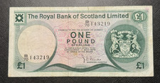 Scotland 1979 1 Pound Circulated Note The Royal Bank of Scotland