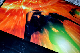 Radiant Silvergun Japanese Promotional B2 Poster - Sega Saturn  1998