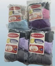 FRUIT OF THE LOOM 12 PK  BRIEFS WOMEN IN FAMOUS BRAND BAG MIX FABRIC COLORS  