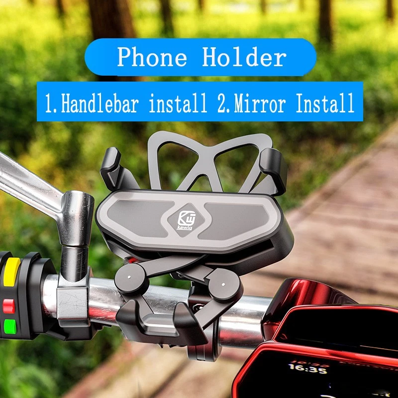 Soporte de teléfono de motocicleta para Kawasaki Eliminator 125 250HS 600 1000G Foto 2 de 4