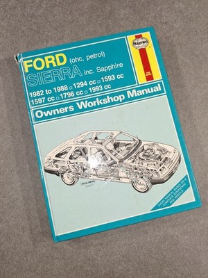 Haynes Owners Workshop Manual Ford Sierra OHC Petrol 1982 to 1988 Car Repair