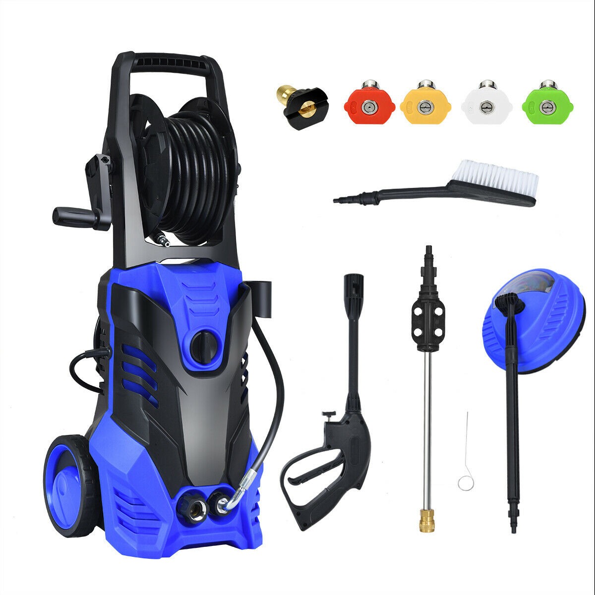 3000PSI Electric High Pressure Washer 2000W 2GPM w/Patio Cle