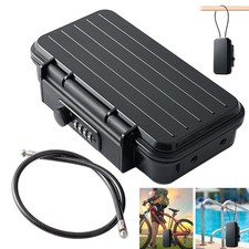 Portable Combination Code Safe Box Travel Security Case Waterproof Lock Box