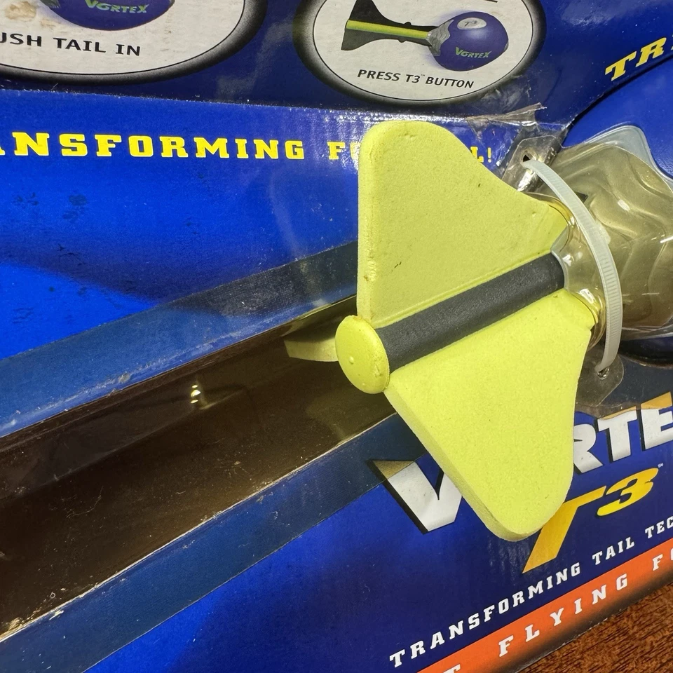 Nerf Vortex T3 Vintage 90s Hasbro Spring Button Tail Football Peyton Manning - Image 3 of 4