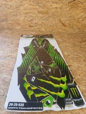 D'COR VISUALS COMPLETE MONSTER ENERGY GRAPHICS KIT KAWASAKI 0-20-639 KX 250F