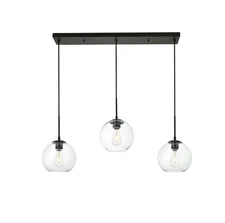 Elegant Lighting LD2236BK - Pendants Indoor Lighting Black