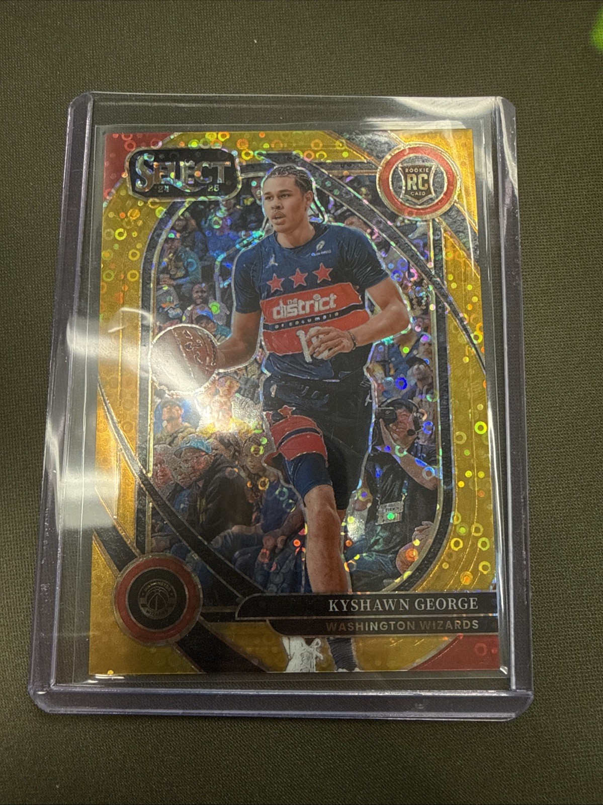 2024-25 Panini Select - Courtside Kyshawn George #285 Gold Prizm /10 (RC)