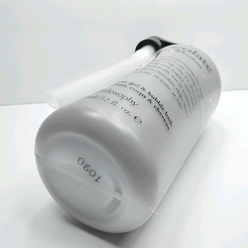 Philosophy Chocolate Chip Cookie  Shampoo Shower Gel Bubble Bath 32 Oz W/Pump - Image 4 of 4