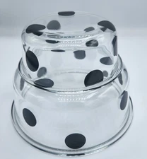 Kate Spade Deco Dot 2-Piece Round Food Storage Set No Lids