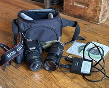 Canon EOS Rebel T3i 18.0MP Digital SLR Camera Kit - Black with Bag and lens