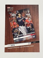 2020 Topps Baseball Best of Topps Now - Juan Soto - Washington Nationals