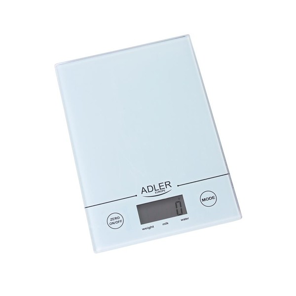 Adler AD 3138 W Digitale KüChenwaage Weiß Max. 5 Kg Haushaltswaage Digitalwaage-image