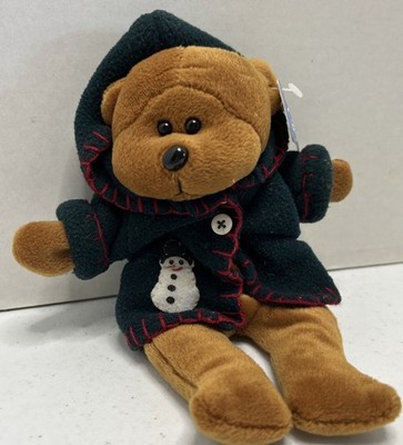 March of Dimes Cosy Holiday Bear 8'' Plush Land Toy Stuffed Animal Sweater 2000