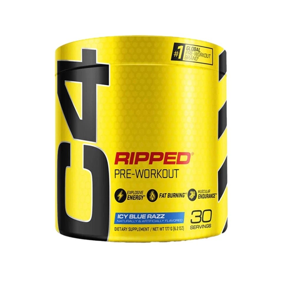 Cellucor C4 Ripped 180g Pre-Workout Energy Endurance Metabolism Zero Sugar NEW