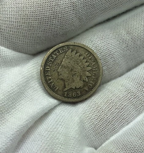 1863 Indian Head Cent Penny VG OLD RARE COIN O275
