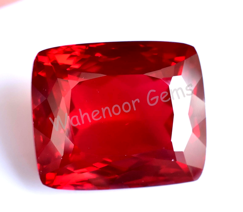 Rubis Coussin Naturel 29.15 Carats - Rouge Sang, Certifié AGL - Mozambique - Neuf Sans Emballage