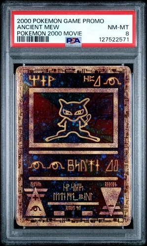 Ancient Mew Promo Pokemon the Movie 2000 Holo Card PSA 8