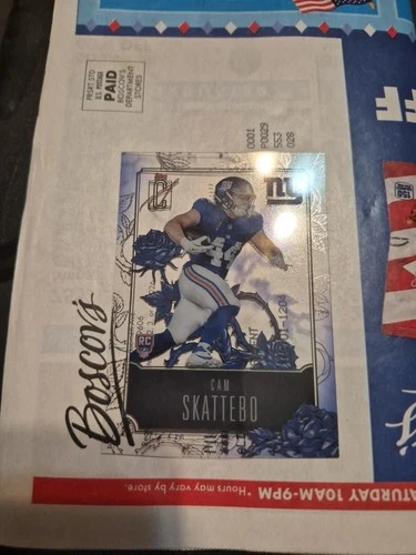 2025 Topps Signature Cam Skattebo Base (RAW)