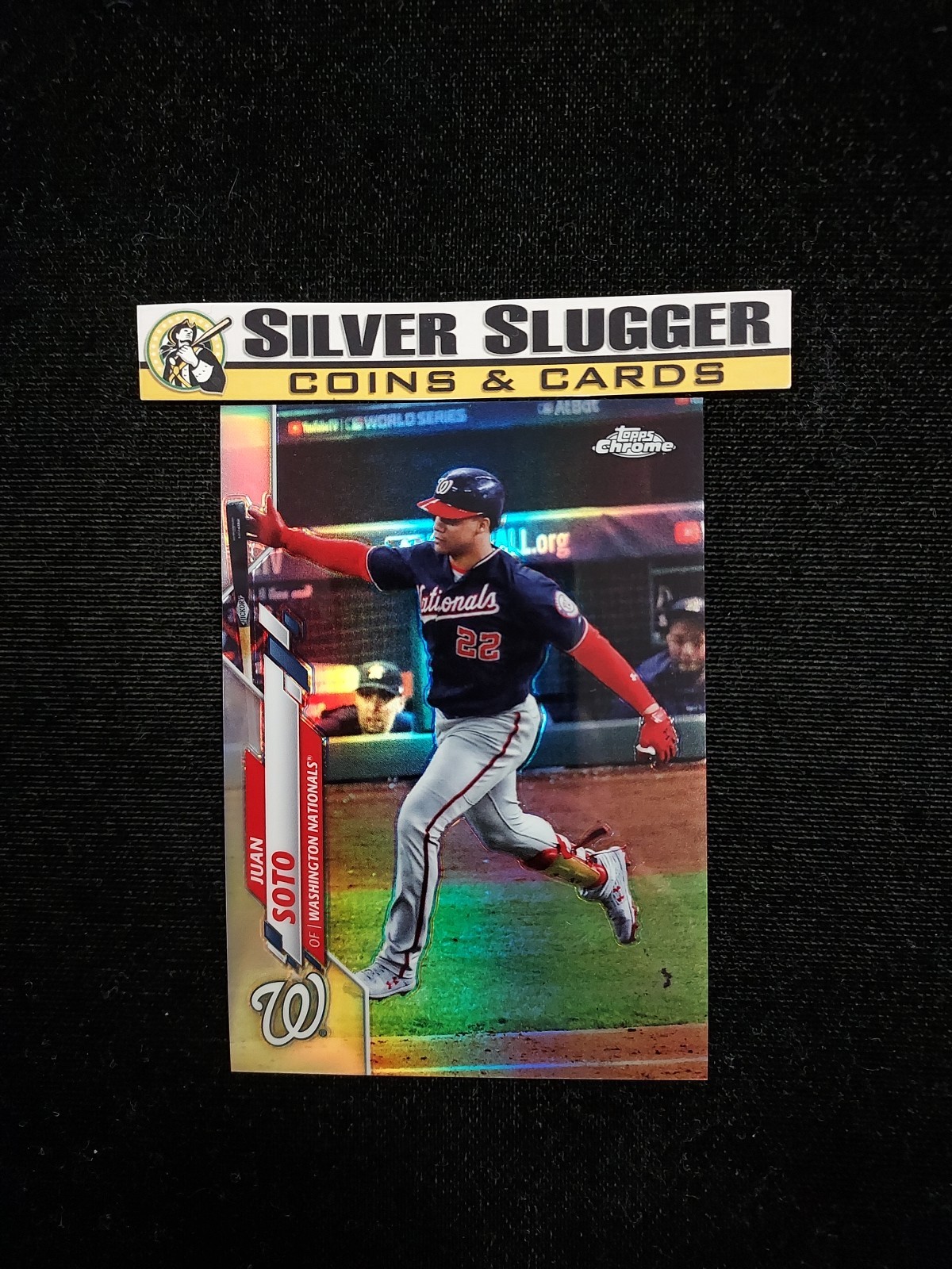 2020 Juan Soto Topps Chrome Image Variation SP Refractor #12 Nationals NY Mets