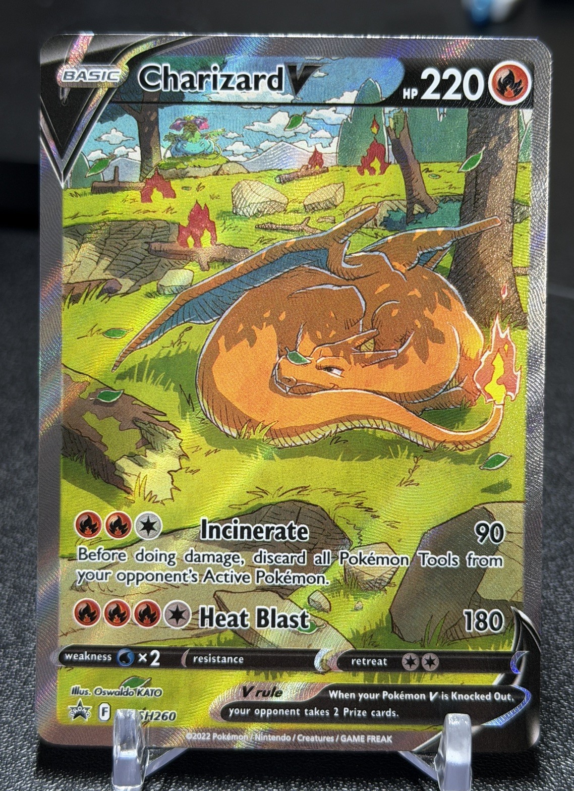 Charizard V - SWSH260 - Pokemon Sword & Shield Promo - Ultra Rare Holo Card NM