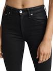 Nina High Rise Skinny Jeans in Coated Black size 27 — photo 3